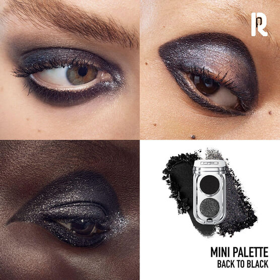 MINI PALETA SOMBRAS DUO BLACK TO BLACK